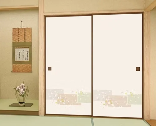 白いふすまの施工イメージ